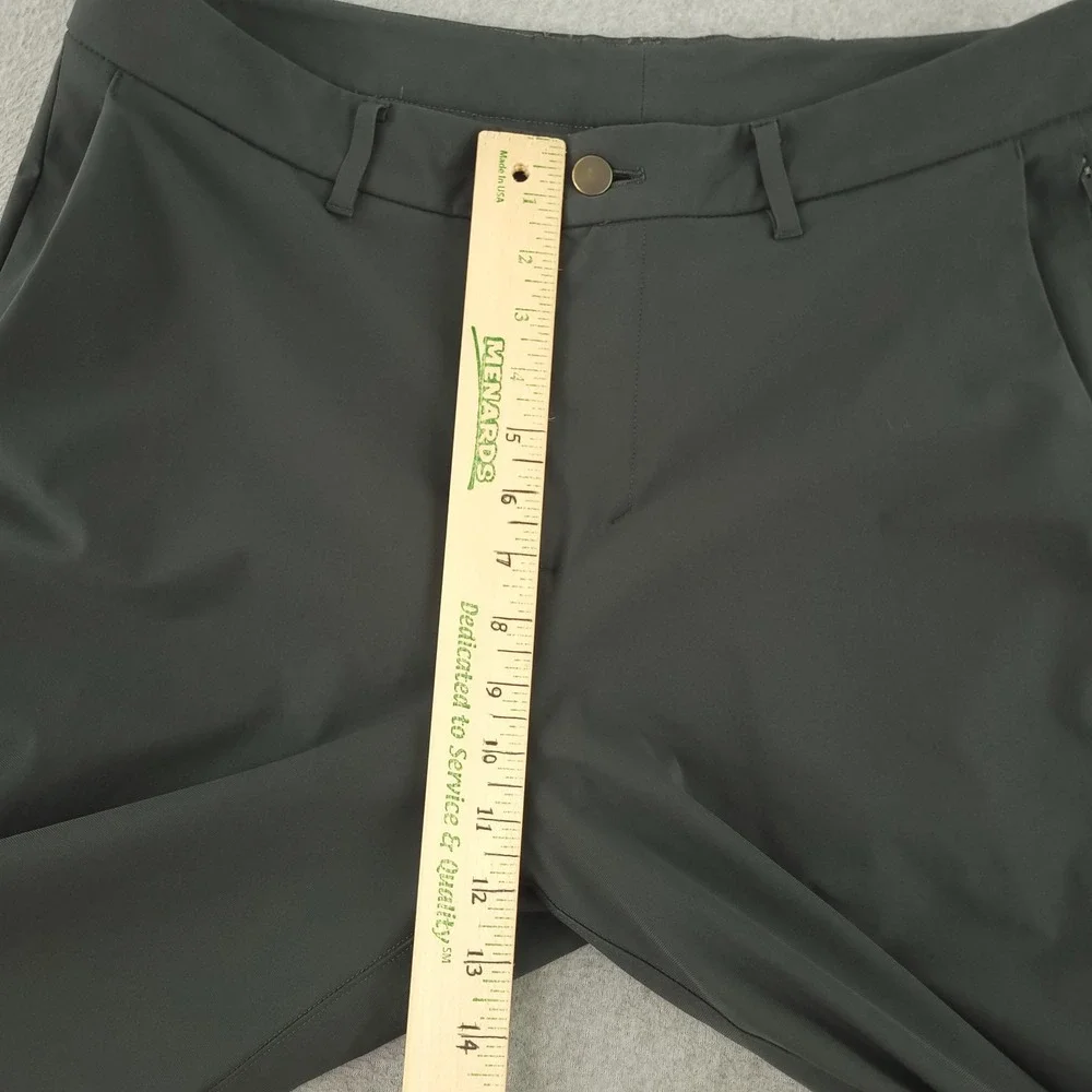 Lululemon Pants Mens 36x30 Green Chino Microfiber Stretch Slim Fit Casual Office